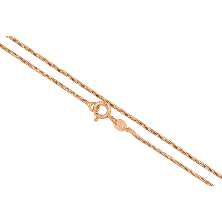 Ланцюжок Xuping M&L колір 18К "Плетіння Ювелірний шнур" довжина 60см х 1мм фото №10