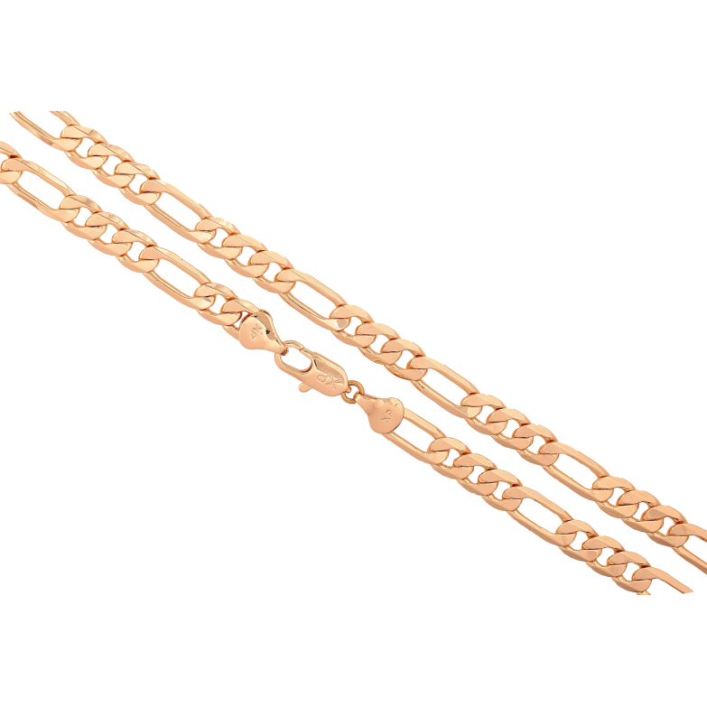 Ланцюжок Xuping M&L колір 18К "Плетіння Фігаро" довжина 45см х 6мм фото №1