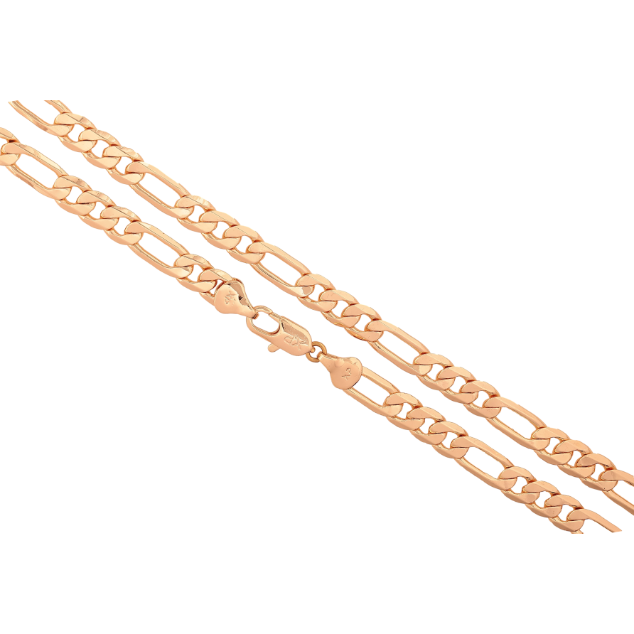 Ланцюжок Xuping M&L колір 18К "Плетіння Фігаро" довжина 45см х 6мм фото №1