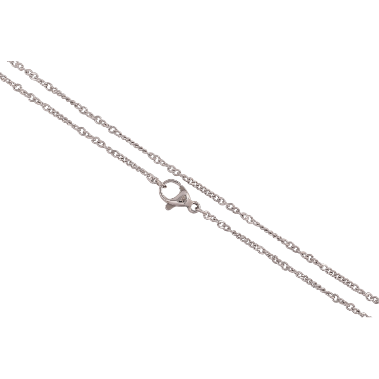 Ланцюжок Xuping ТТМ Stainless Steel колір Родій "Плетіння Панцирне комбіноване" довжина 46см х 1.5-2мм фото №18 Ланцюжок Xuping ТТМ Stainless Steel колір Родій "Плетіння Панцирне комбіноване" довжина 46см х 1.5-2мм фото №18