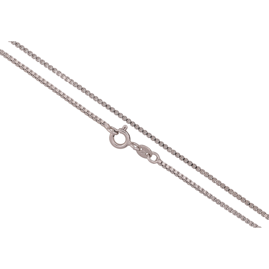 Цепочка Xuping цвет Родий "Плетение Венецианское" длина 45см х 1.5мм фото №1