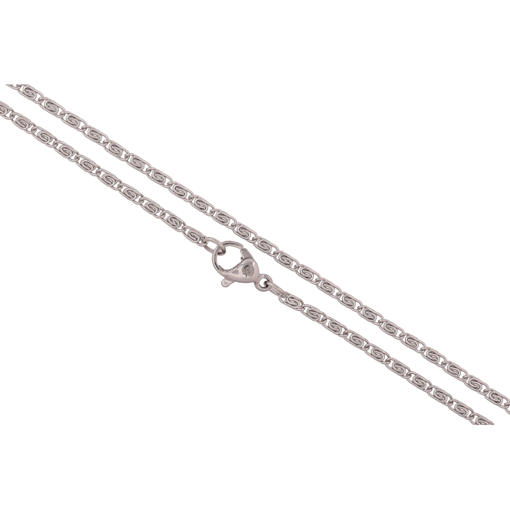 Ланцюжок Xuping ТТМ Stainless Steel колір Родій "Плетіння Равлик" довжина 45см х 2мм фото №25