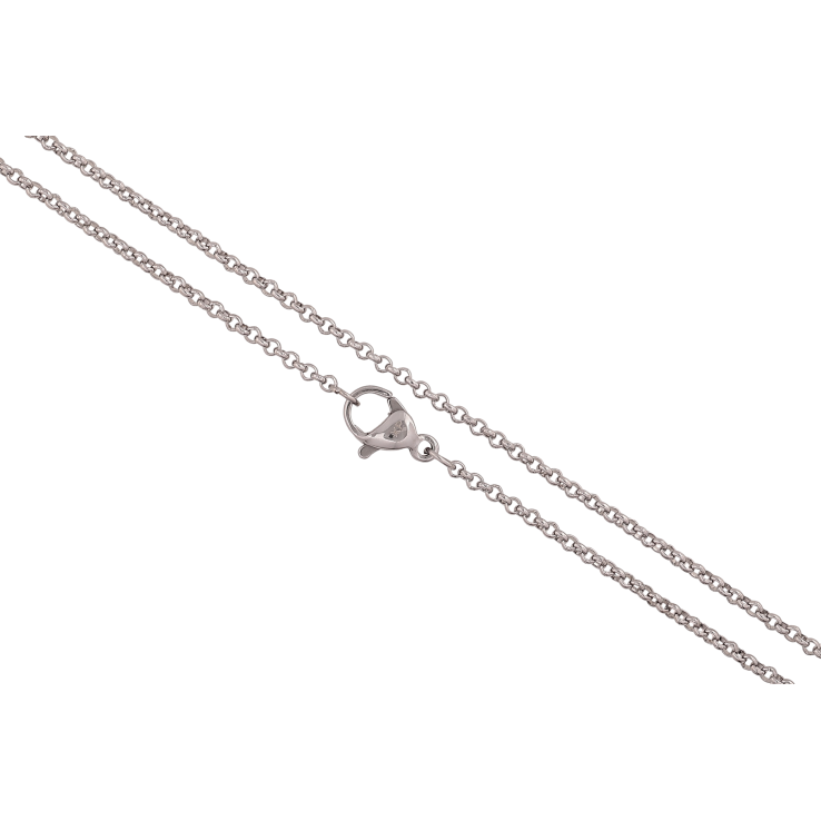 Ланцюжок Xuping ТТМ Stainless Steel колір Родій "Плетіння Ролло" довжина 45см х 2мм фото №14 Ланцюжок Xuping ТТМ Stainless Steel колір Родій "Плетіння Ролло" довжина 45см х 2мм фото №14