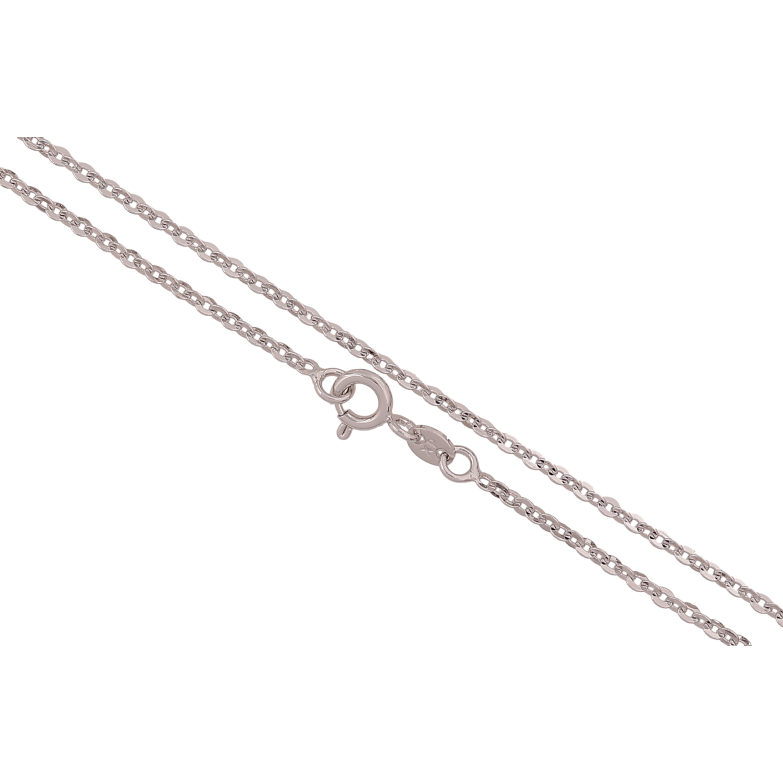 Ланцюжок Xuping колір Родій "Плетіння Якірне" довжина 45см х 2мм фото №1