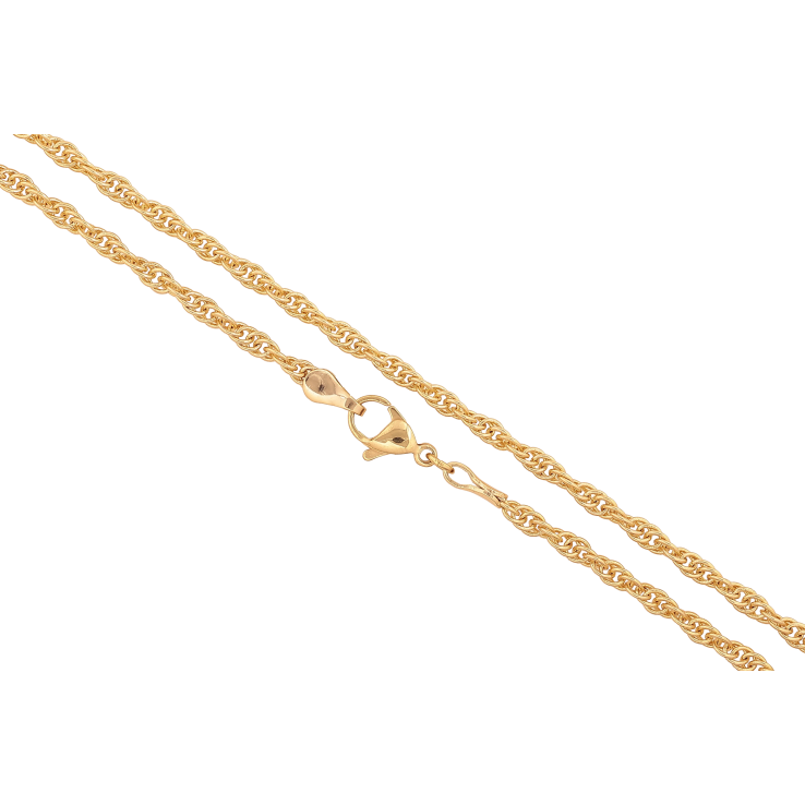 Ланцюжок Xuping колір Позолота 14K "Плетіння Кордове" довжина 50см х 3мм фото №14 Ланцюжок Xuping колір Позолота 14K "Плетіння Кордове" довжина 50см х 3мм фото №14