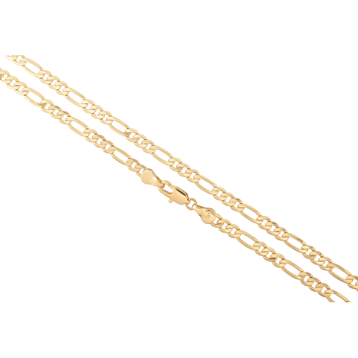 Ланцюжок Xuping колір Позолота 14K "Плетіння Фігаро" довжина 45см х 4мм фото №18