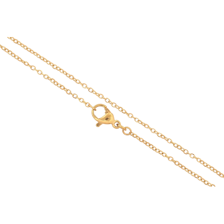 Ланцюжок Xuping колір Позолота 14K "Плетіння Якірне" довжина 45см х 1мм фото №16 Ланцюжок Xuping колір Позолота 14K "Плетіння Якірне" довжина 45см х 1мм фото №16