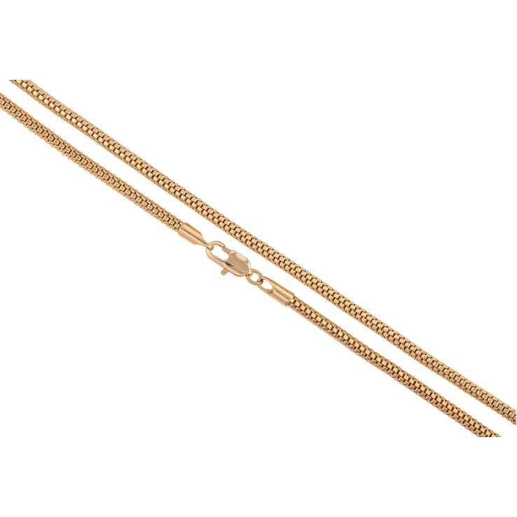 Цепочка Xuping цвет Позолота 14K "Плетение декоративный шнур" длинна 50см х 3мм фото №4