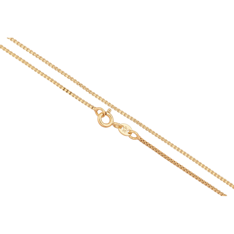 Ланцюжок Xuping колір Позолота 14K "Плетіння Венеціанське" довжина 56см х 1мм фото №1 Ланцюжок Xuping колір Позолота 14K "Плетіння Венеціанське" довжина 56см х 1мм фото №1