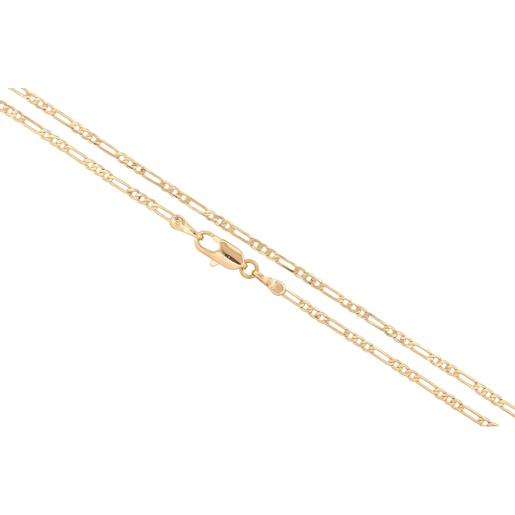 Ланцюжок Xuping колір Позолота 14K "Плетіння Фігаро" довжина 50см х 2мм фото №13 Ланцюжок Xuping колір Позолота 14K "Плетіння Фігаро" довжина 50см х 2мм фото №13