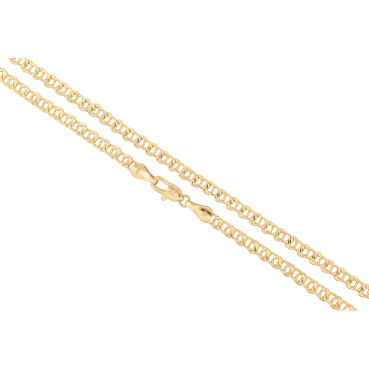 Ланцюжок Xuping колір Позолота 14K "Плетіння Вузол" довжина 60см х 4мм фото №14