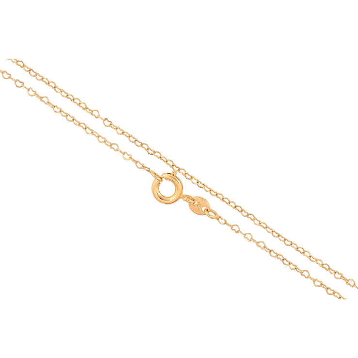 Ланцюжок Xuping колір Позолота 18K "Плетіння Сердечка" довжина 45см х 1.5мм фото №12