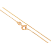 Ланцюжок Xuping колір Позолота 18K "Плетіння Серпантин" довжина 45см х 1мм фото №2