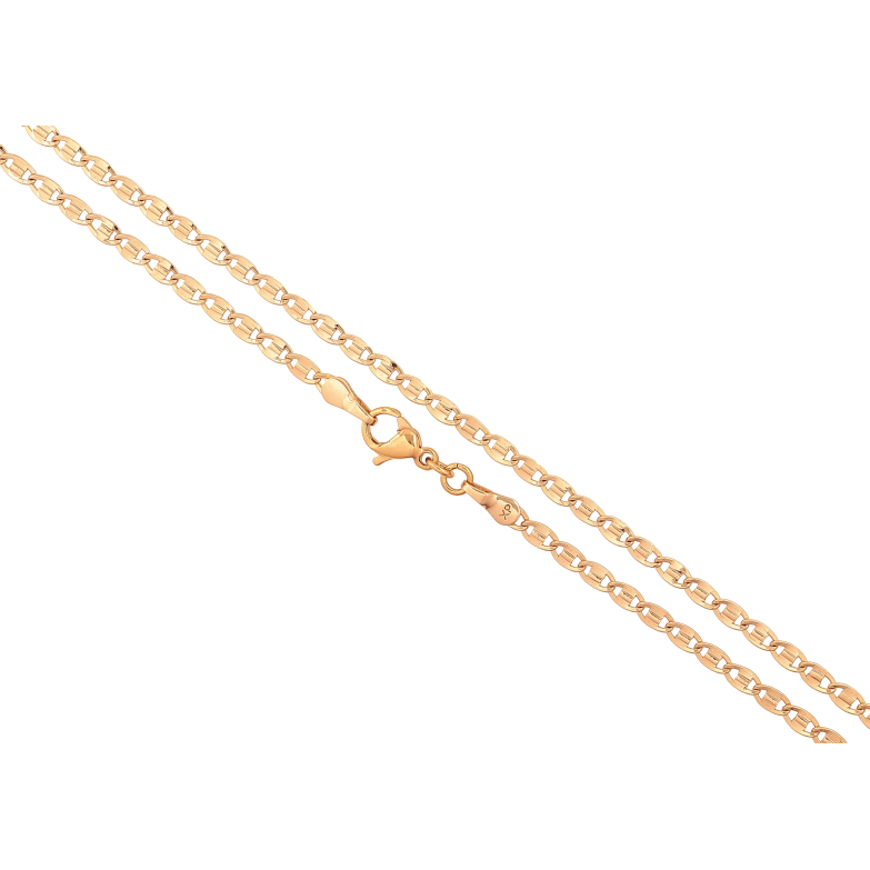 Ланцюжок Xuping колір Позолота 18K "Плетіння Морський ланцюг" довжина 45см х 2.5мм фото №1 Ланцюжок Xuping колір Позолота 18K "Плетіння Морський ланцюг" довжина 45см х 2.5мм фото №1
