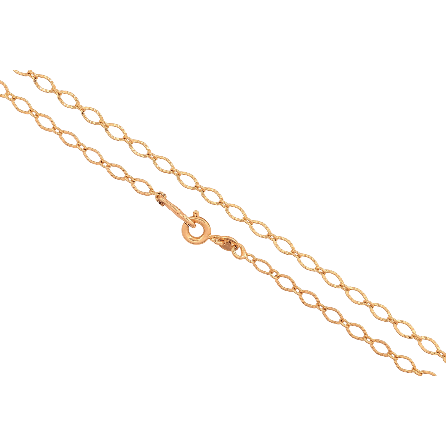 Цепочка Xuping цвет Позолота 18K "Плетение Фантазийное" длинна 44см х 4мм фото №1