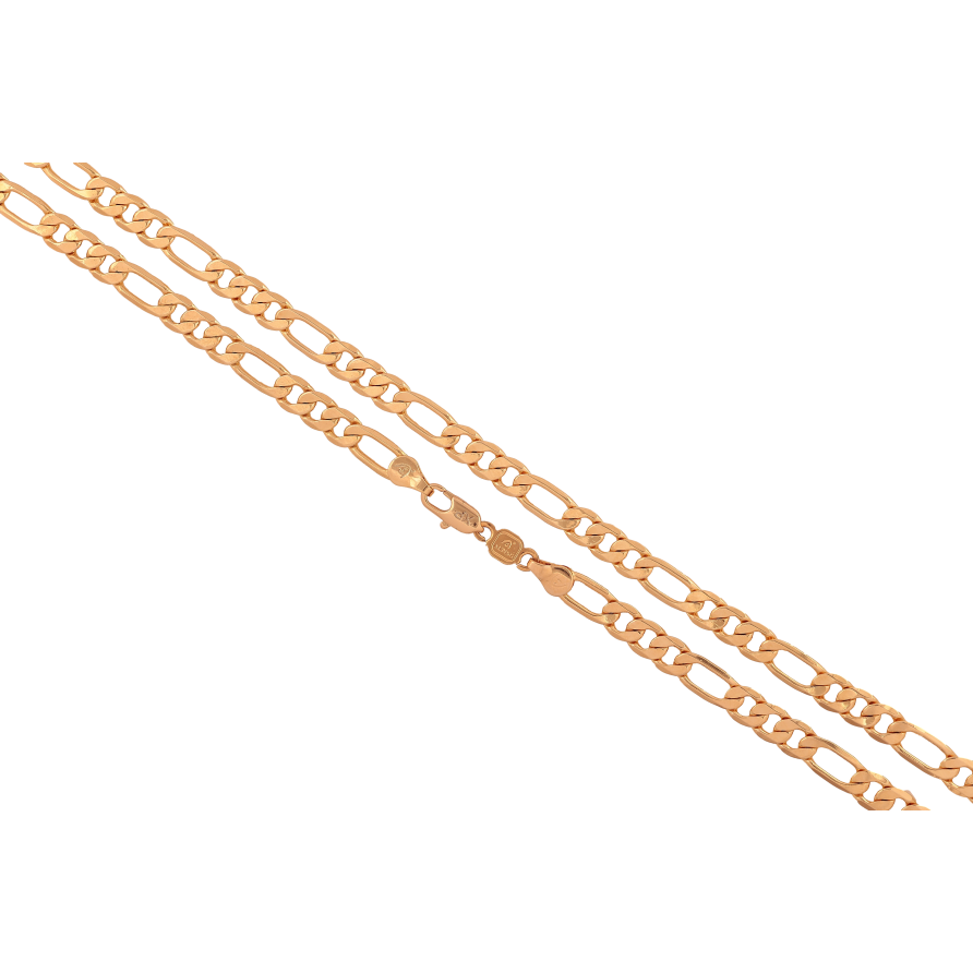 Ланцюжок Xuping колір Позолота 18K "Плетіння Фігаро" довжина 51см х 6мм фото №1