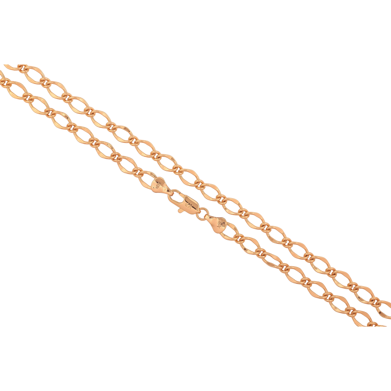 Ланцюжок Xuping колір Позолота 18K "Плетіння Фантазійне" довжина 50см х 4-6мм фото №1 Ланцюжок Xuping колір Позолота 18K "Плетіння Фантазійне" довжина 50см х 4-6мм фото №1