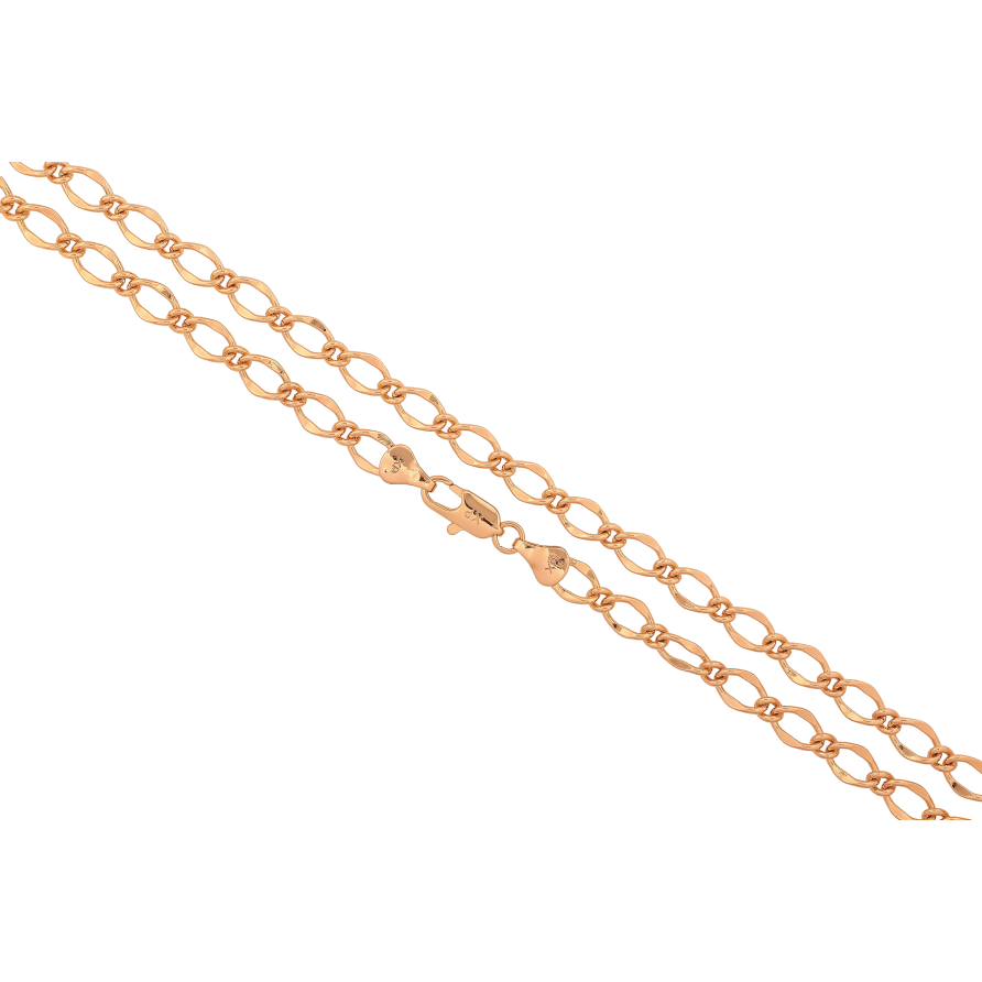 Цепочка Xuping цвет Позолота 18K "Плетение Фантазийное" длинна 50см х 4-6мм фото №1