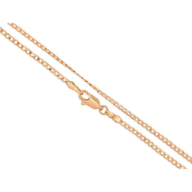 Цепочка Xuping цвет Позолота 18K "Плетение Панцирное перекрученное" длинна 50см х 2мм фото №24