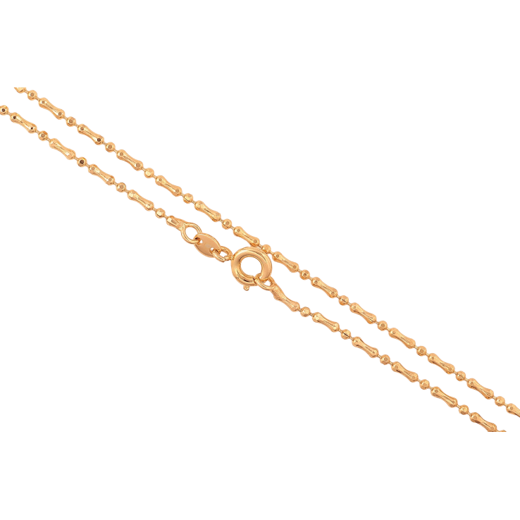 Ланцюжок Xuping колір Позолота 18K "Плетіння Перлина" довжина 45см х 1.5мм фото №7