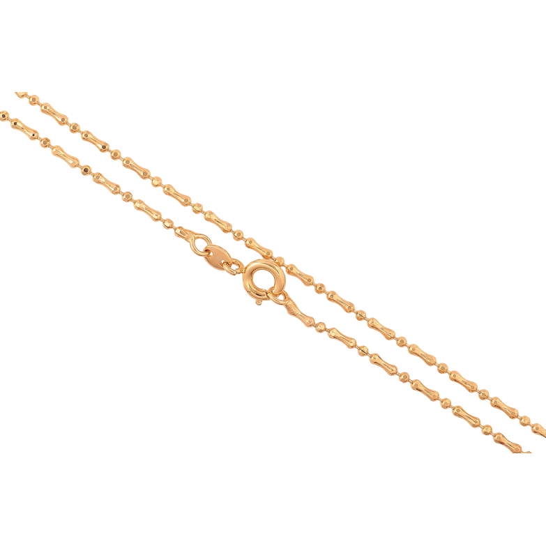Ланцюжок Xuping колір Позолота 18K "Плетіння Перлина" довжина 45см х 1.5мм фото №2
