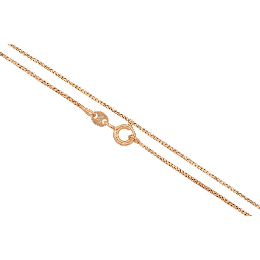 Ланцюжок Xuping колір Позолота 18K "Плетіння Венеціанське" довжина 60см х 1мм фото №1