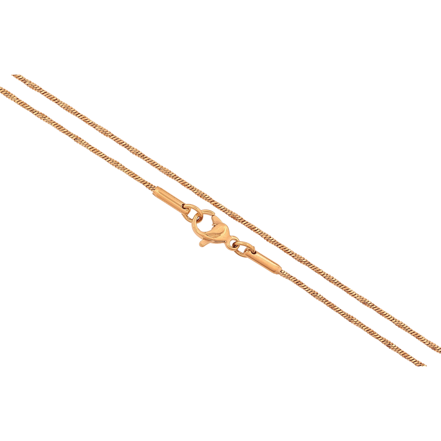Цепочка Xuping цвет Позолота 18K "Плетение Ювелирный шнур перекрученный" длина 45см х 1мм фото №1 Цепочка Xuping цвет Позолота 18K "Плетение Ювелирный шнур перекрученный" длина 45см х 1мм фото №1