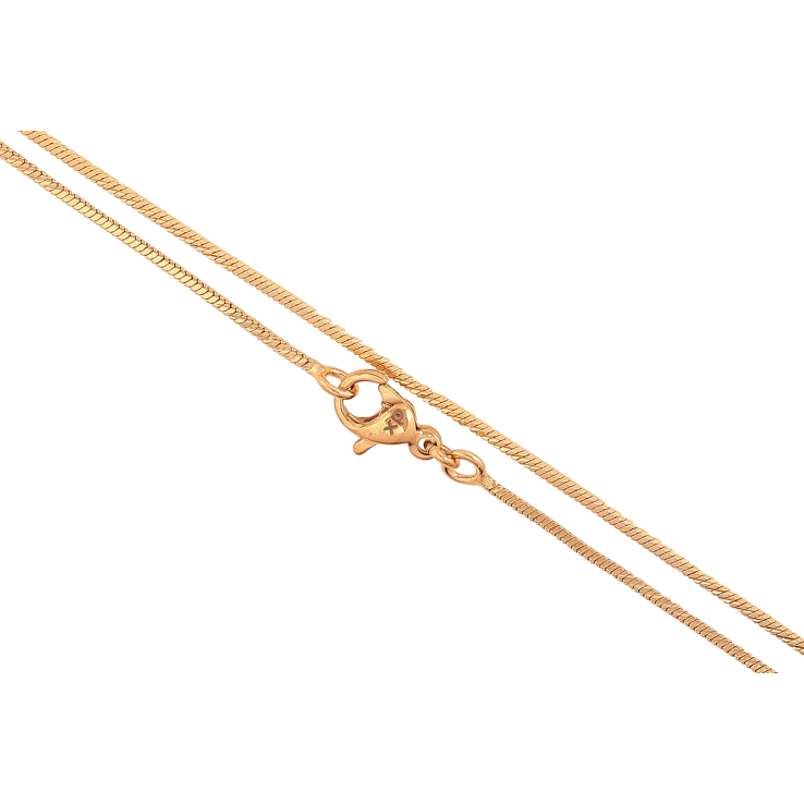 Цепочка Xuping цвет Позолота 18K "Плетение Ювелирный шнур 4-х гранный" длинна 45см х 1мм фото №20