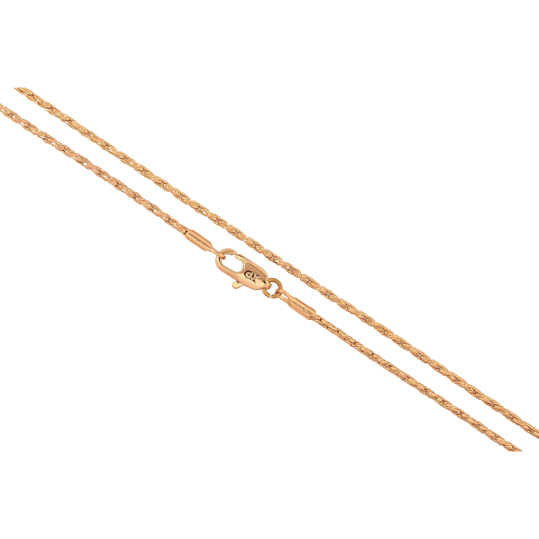 Цепочка Xuping цвет Позолота 18K "Плетение Фантазийное" длина 50см х 1.5мм фото №1