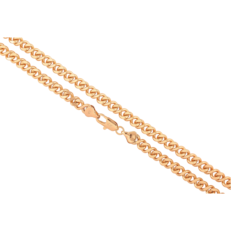 Ланцюжок Xuping колір Позолота 18K "Плетіння Вісімка" довжина 51см х 6мм фото №1