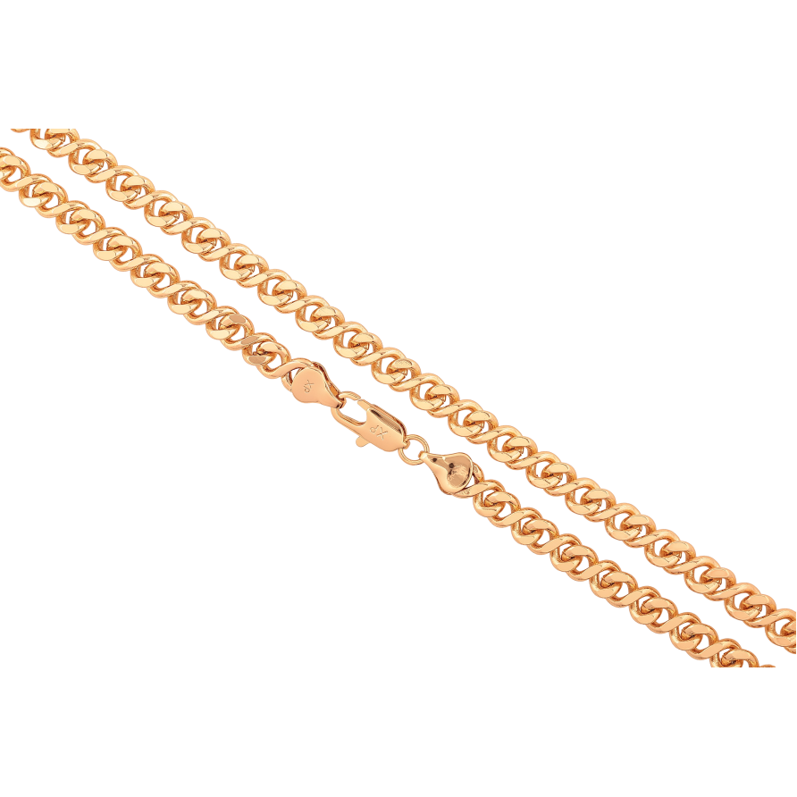 Ланцюжок Xuping колір Позолота 18K "Плетіння Вісімка" довжина 51см х 6мм фото №1