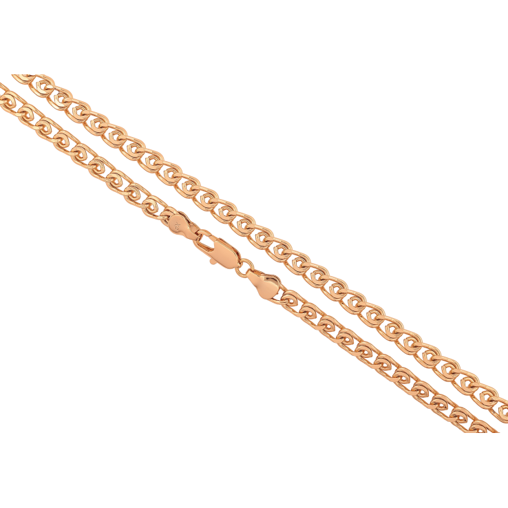 Ланцюжок Xuping колір Позолота 18K "Плетіння Лав" довжина 50см х 6мм фото №20