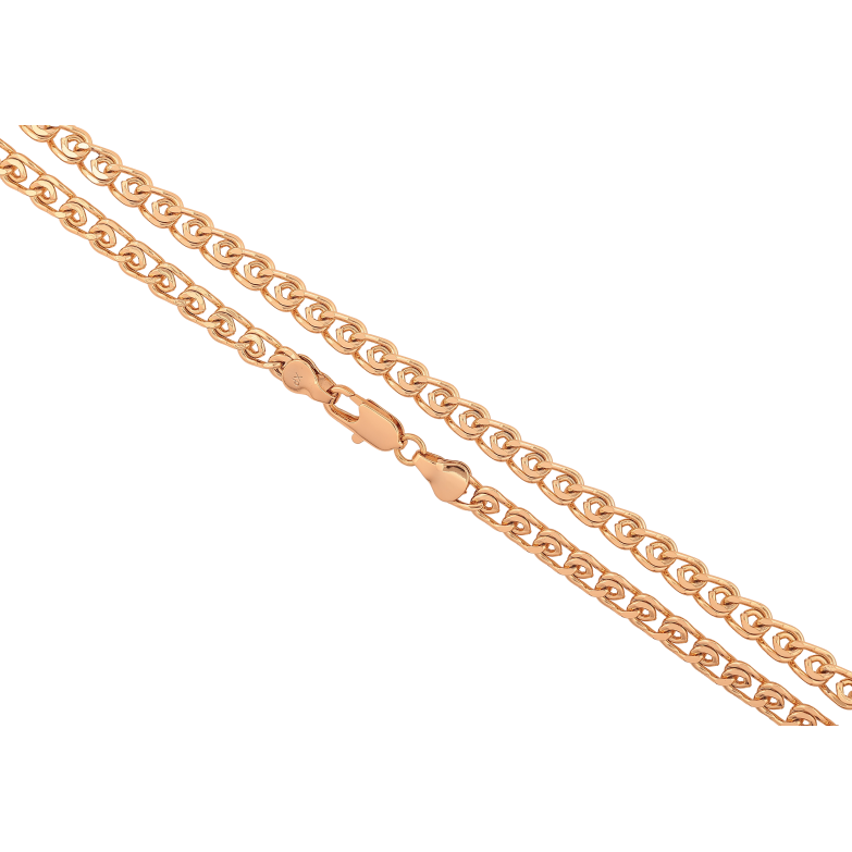 Ланцюжок Xuping колір Позолота 18K "Плетіння Лав" довжина 50см х 6мм фото №2 Ланцюжок Xuping колір Позолота 18K "Плетіння Лав" довжина 50см х 6мм фото №2