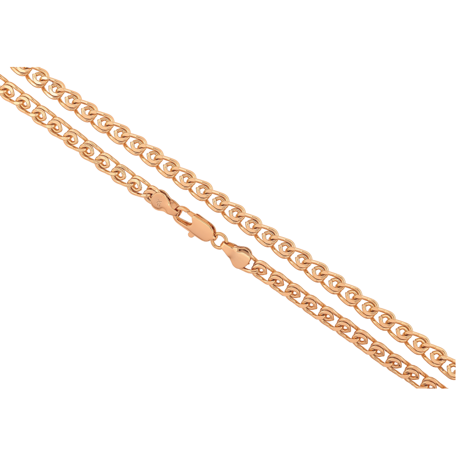 Ланцюжок Xuping колір Позолота 18K "Плетіння Лав" довжина 50см х 6мм фото №1 Ланцюжок Xuping колір Позолота 18K "Плетіння Лав" довжина 50см х 6мм фото №1