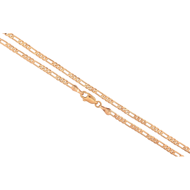 Ланцюжок Xuping колір Позолота 18K "Плетіння Фігаро" довжина 55см х 2.5мм фото №7