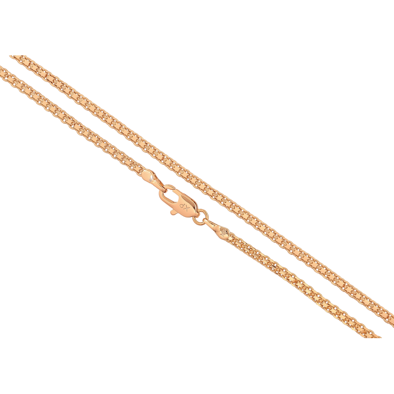 Ланцюжок Xuping колір Позолота 18K "Плетіння Італійський Бісмарк" довжина 60см х 2.5мм фото №1