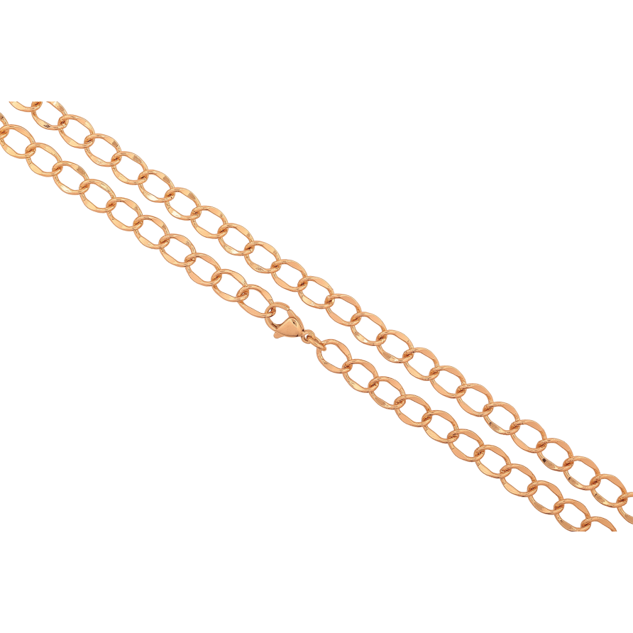 Цепочка Xuping цвет Позолота 18K "Плетение Панцирное" длинна 50см х 6мм фото №1