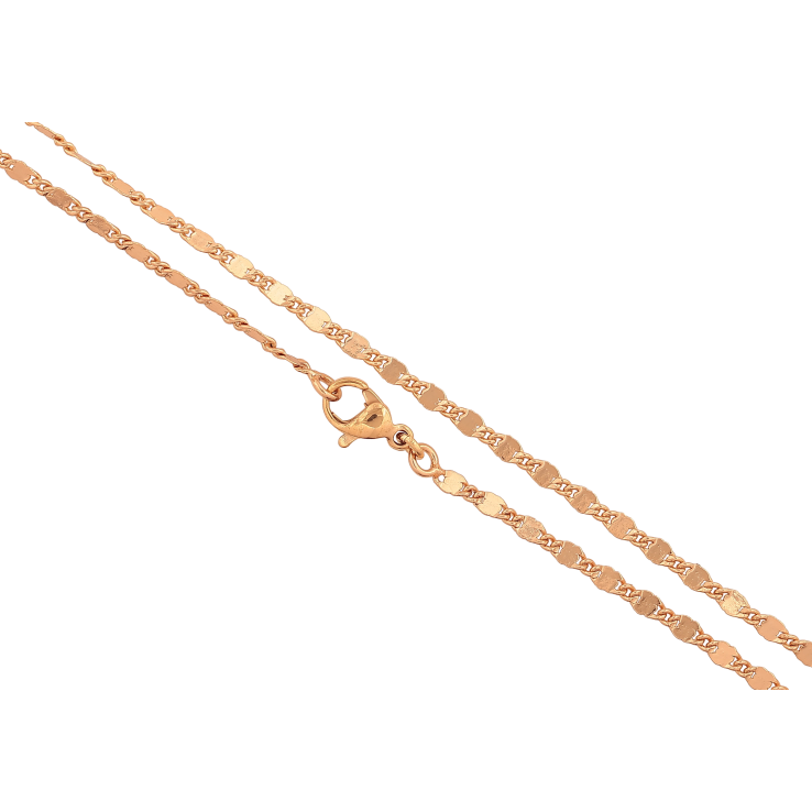 Цепочка Xuping цвет Позолота 18K "Плетение Панцирное с прокаткой" длинна 50см х 3мм фото №18 Цепочка Xuping цвет Позолота 18K "Плетение Панцирное с прокаткой" длинна 50см х 3мм фото №18