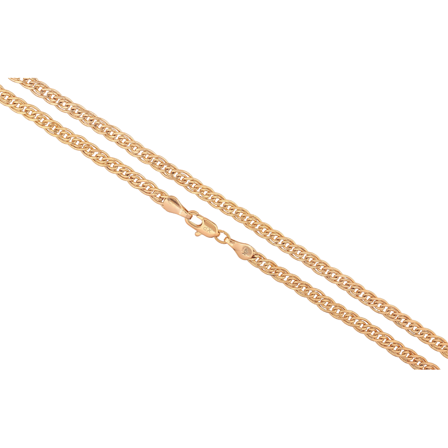 Ланцюжок Xuping колір Позолота 18K "Плетіння Нонна" довжина 60см х 4мм фото №1