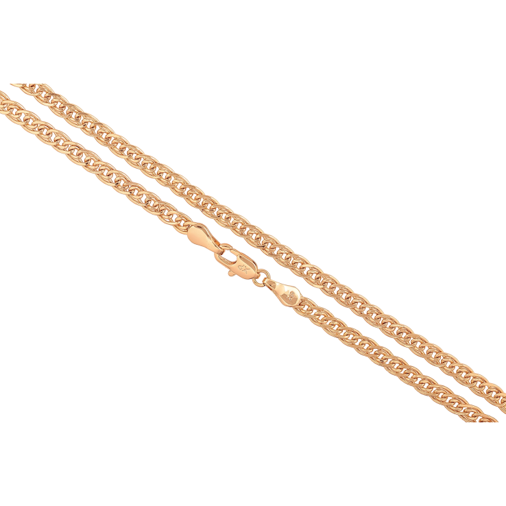 Ланцюжок Xuping колір Позолота 18K "Плетіння Нонна" довжина 60см х 4мм фото №23