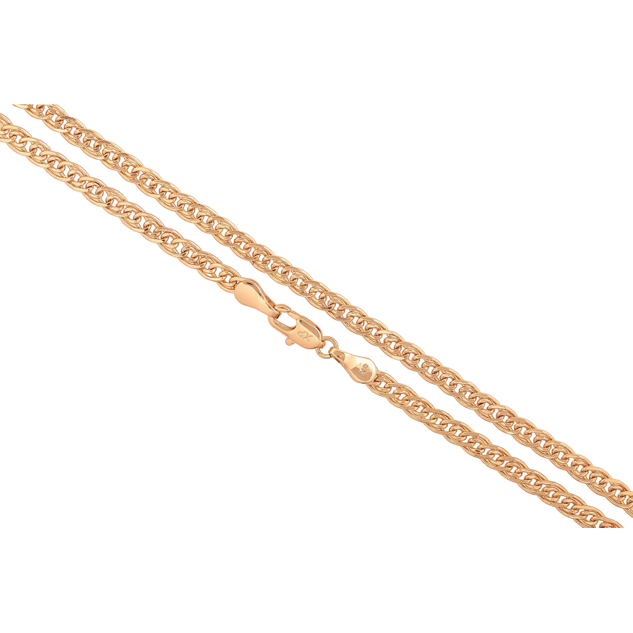 Ланцюжок Xuping колір Позолота 18K "Плетіння Нонна" довжина 60см х 4мм фото №1