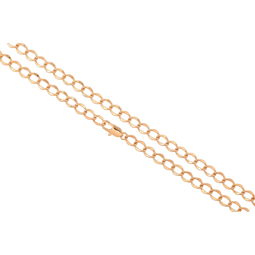 Цепочка Xuping цвет Позолота 18K "Плетение Панцирное" длинна 44см х 5мм фото №1