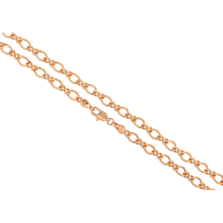 Ланцюжок Xuping колір Позолота 18K "Плетіння Фантазійне" довжина 50см х 3-5мм фото №12