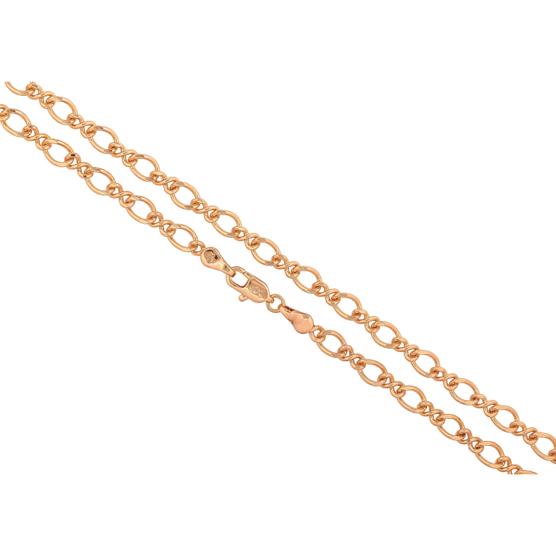 Ланцюжок Xuping колір Позолота 18K "Плетіння Фантазійне" довжина 50см х 3-5мм фото №3