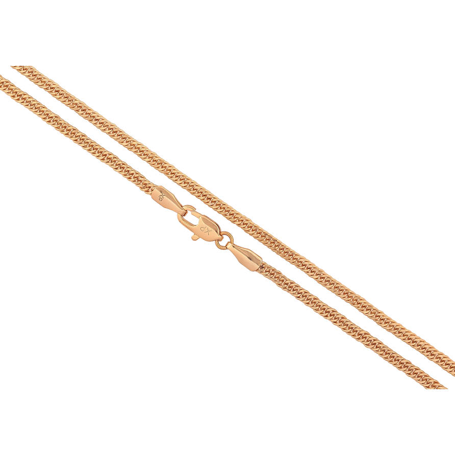 Цепочка Xuping цвет Позолота 18K "Плетение Кобра" длинна 50см х 2.5мм фото №1