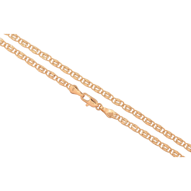 Цепочка Xuping цвет Позолота 18K "Плетение Птичий глаз перекрученное" длинна 50см х 3мм фото №17 Цепочка Xuping цвет Позолота 18K "Плетение Птичий глаз перекрученное" длинна 50см х 3мм фото №17