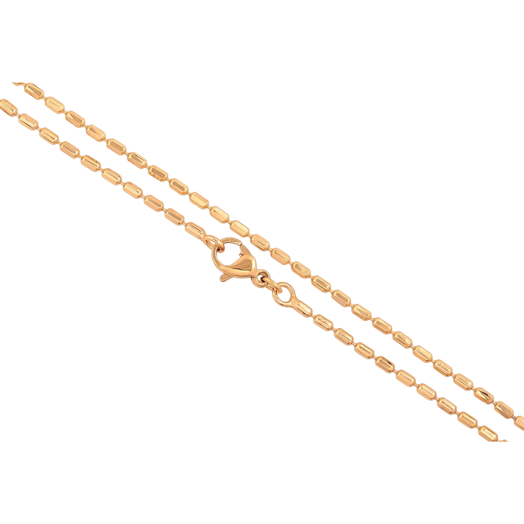 Цепочка Xuping цвет Позолота 18K "Плетение Перлина" длинна 45см х 1.5мм фото №21