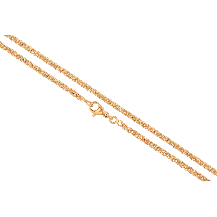 Ланцюжок Xuping колір Позолота 18K "Плетіння Колосок" довжина 45см х 2мм фото №8