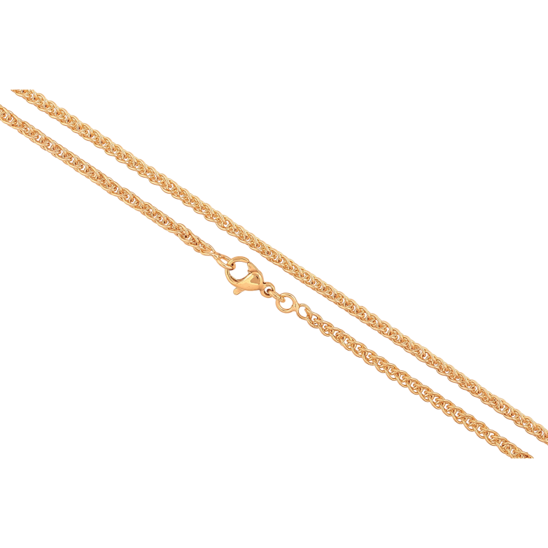 Ланцюжок Xuping колір Позолота 18K "Плетіння Колосок" довжина 45см х 2мм фото №1