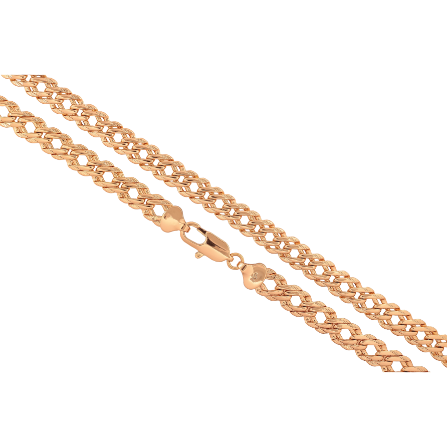 Цепочка Xuping цвет Позолота 18K "Плетение Двойной Ромб с узором" длинна 50см х 9мм фото №1 Цепочка Xuping цвет Позолота 18K "Плетение Двойной Ромб с узором" длинна 50см х 9мм фото №1